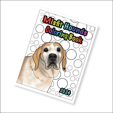 Misfit Hounds 2024 Coloring Book