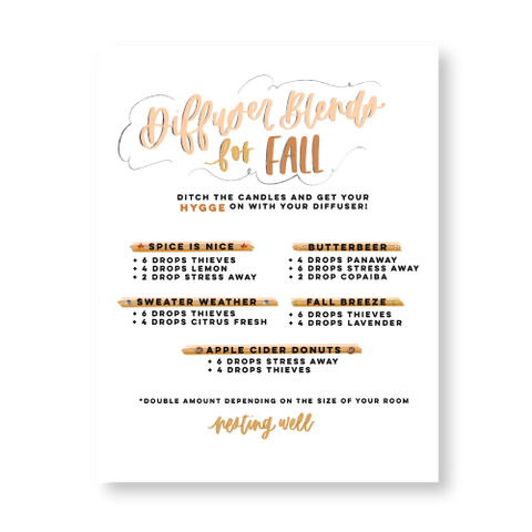 Diffuser Blends for Fall