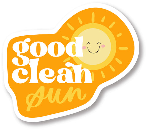 Good Clean Sun Roller Label