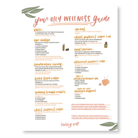 Oily Wellness Card